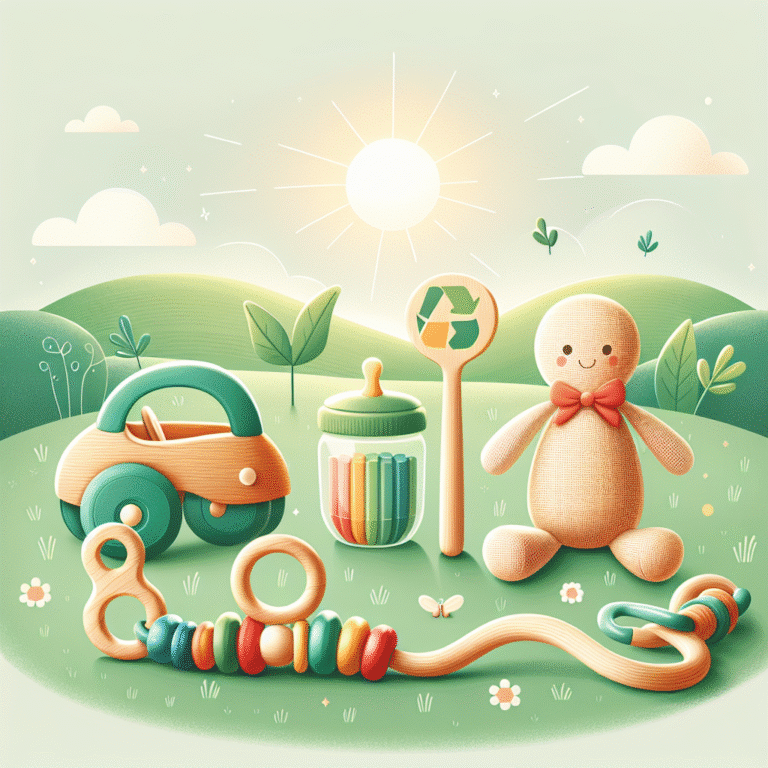 Brinquedos ecológicos para bebês: uma escolha sustentável