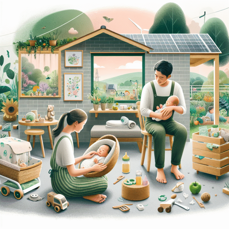 como implementar cuidados ecológicos com recém-nascidos