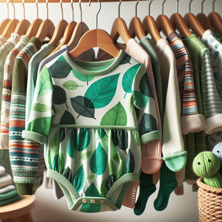 roupas ecológicas para bebês: a nova tendência na moda infantil