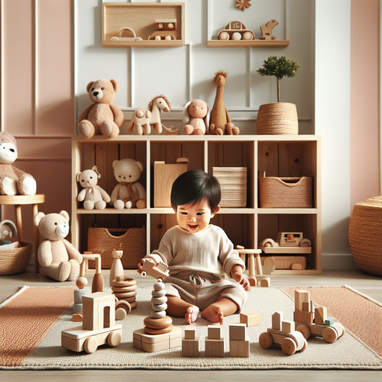 Descubra os benefícios dos brinquedos de madeira natural para seu bebê