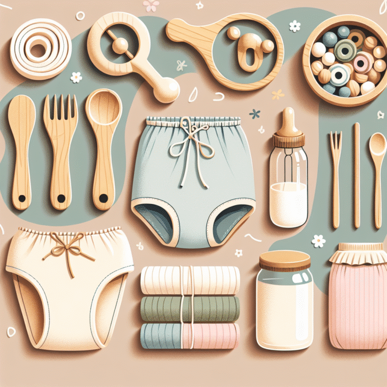 Produtos naturais essenciais para o bebê