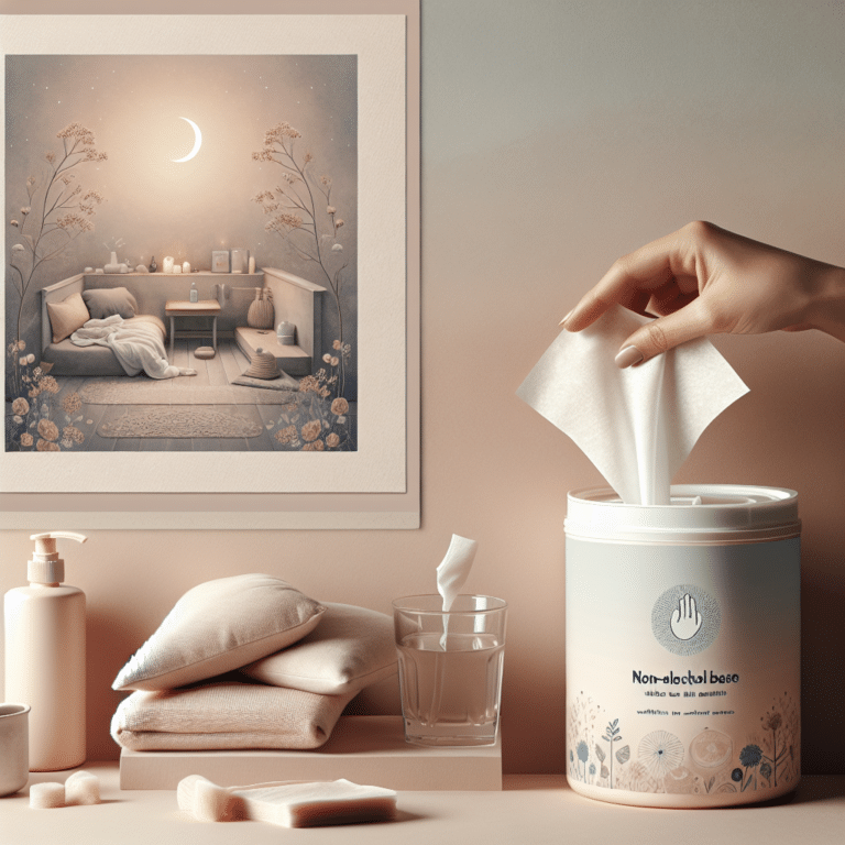 Lenços umedecidos sem álcool: suaves e seguros para a pele