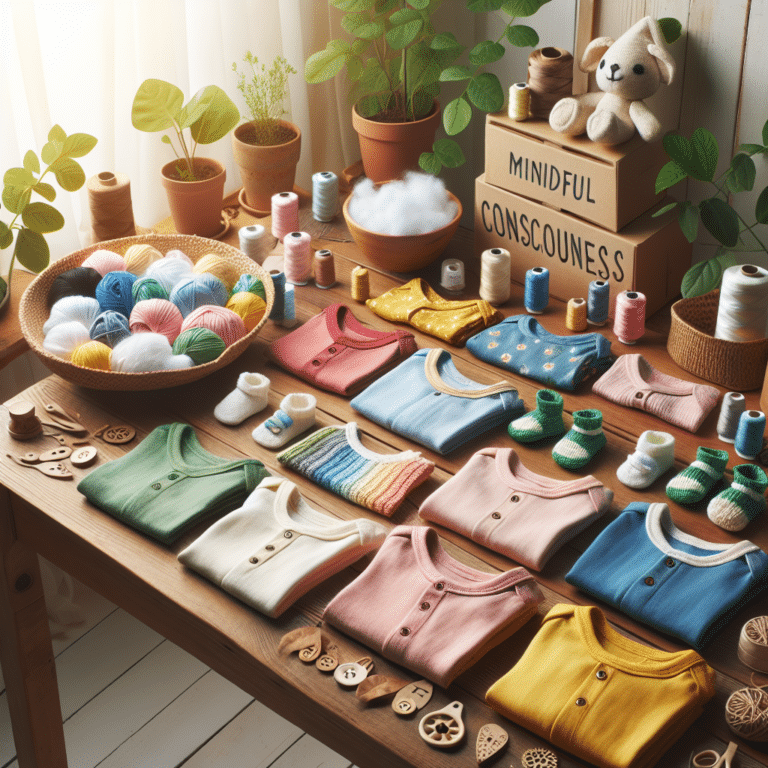 promovendo a consciência com roupas para bebê conscientes
