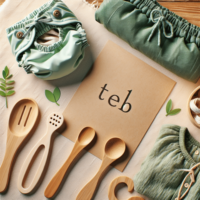 Produtos ecológicos que facilitam a rotina do bebê