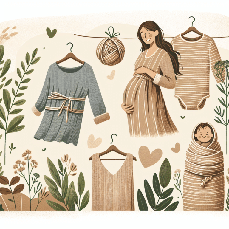 explorando roupas orgânicas para gestantes e bebês